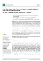 A Review: Subcritical Water Extraction of Organic Pollutants from Environmental Matrices