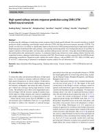 High-speed railway seismic response prediction using CNN-LSTM hybrid neural network