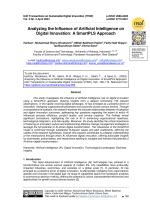 Analyzing the Influence of Artificial Intelligence on Digital Innovation: A SmartPLS Approach