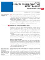 Clinical Epidemiology of Heart Failure