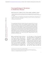 Neuropathological Alterations in Alzheimer Disease