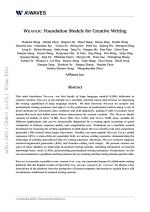 WEAVER: Foundation Models for Creative Writing
