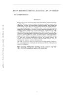 DEEP REINFORCEMENT LEARNING: AN OVERVIEW
