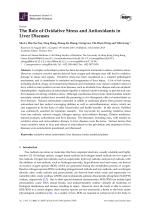 The Role of Oxidative Stress and Antioxidants in Liver Diseases