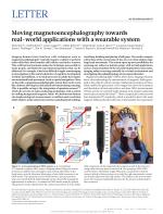 Moving magnetoencephalography towards real-world applications with a wearable system