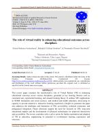 The role of virtual reality in enhancing educational outcomes across disciplines