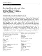 Smoking and fracture risk: a meta-analysis