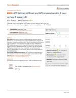 GFF Utilities: GffRead and GffCompare [version 2; peer review: 3 approved]