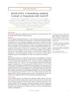 REGN-COV2, a Neutralizing Antibody Cocktail, in Outpatients with Covid-19