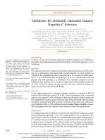 Sofosbuvir for Previously Untreated Chronic Hepatitis C Infection