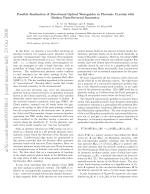 Possible Realization of Directional Optical Waveguides in Photonic Crystals with Broken Time-Reversal Symmetry