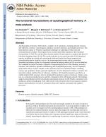 The functional neuroanatomy of autobiographical memory: A meta-analysis