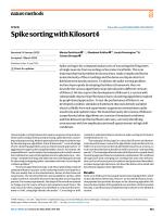 Spike sorting with Kilosort4