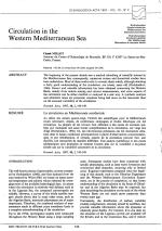 Circulation in the Western Mediterranean Sea