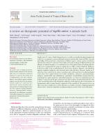 A review on therapeutic potential of Nigella sativa: A miracle herb
