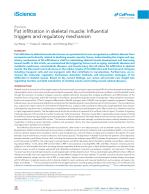 Fat infiltration in skeletal muscle: Influential triggers and regulatory mechanism
