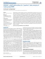DPARSF: a MATLAB toolbox for “pipeline” data analysis of resting-state fMRI