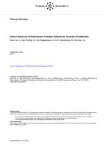 Robust Solutions of Optimization Problems Affected by Uncertain Probabilities