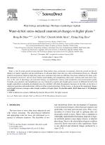 Water-deficit stress-induced anatomical changes in higher plants