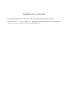 Supplementary Appendix