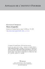 Theory of capacities