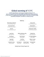 Global warming of 1.5°C