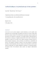 Artificial Intelligence: the global landscape of ethics guidelines