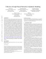 A Review of Graph Neural Networks in Epidemic Modeling