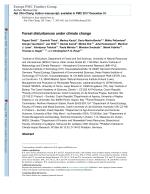 Forest disturbances under climate change