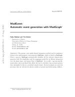 MadEvent: Automatic event generation with MadGraph