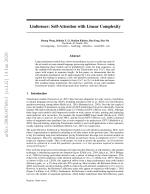 Linfomer: Self-Attention with Linear Complexity