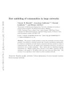 Fast unfolding of communities in large networks