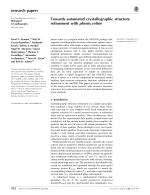 Towards automated crystallographic structure refinement with phenix.refine