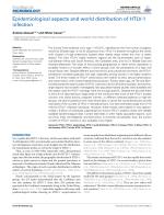 Epidemiological aspects and world distribution of HTLV-1 infection