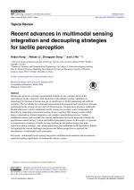 Recent advances in multimodal sensing integration and decoupling strategies for tactile perception