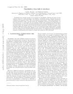 Nanofluidics, from bulk to interfaces