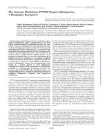 The Immune Modulator FTY720 Targets Sphingosine 1-Phosphate Receptors