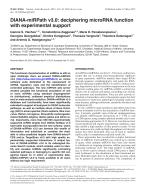 DIANA-miRPath v3.0: deciphering microRNA function with experimental support