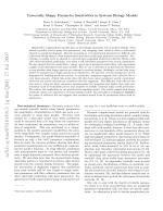 Universally Sloppy Parameter Sensitivities in Systems Biology Models