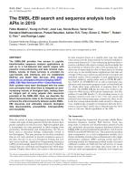 The EMBL-EBI search and sequence analysis tools APIs in 2019