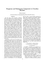 Exogenous and Endogenous Components in Circadian Rhythms