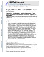 Targeting a CAR to the TRAC locus with CRISPR/Cas9 enhances tumour rejection