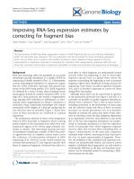 Improving RNA-Seq expression estimates by correcting for fragment bias
