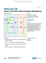Nuclear m6A Reader YTHDC1 Regulates mRNA Splicing