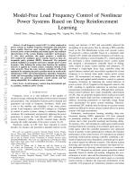 Model-Free Load Frequency Control of Nonlinear Power Systems Based on Deep Reinforcement Learning