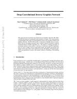 Deep Convolutional Inverse Graphics Network
