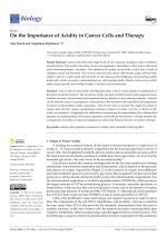 On the Importance of Acidity in Cancer Cells and Therapy
