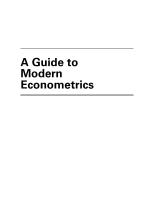 A Guide to Modern Econometrics