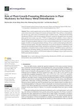 Role of Plant-Growth-Promoting Rhizobacteria in Plant Machinery for Soil Heavy Metal Detoxification