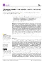 The Easily Overlooked Effect of Global Warming: Diffusion of Heavy Metals